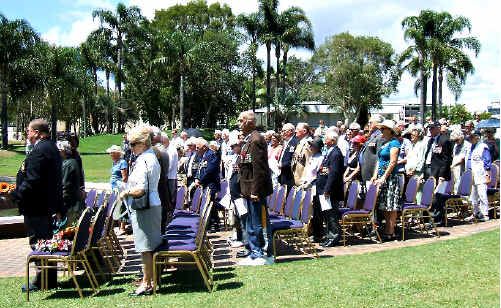 War veterans at the Tweed Heads and Coolangatta Service. War veterans at the Tweed Heads and Coolangatta Service.