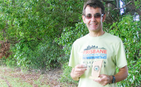 Tom Anderson, at the age of 53 second place winner in the Toowoomba marathon recently. Tom Anderson, at the age of 53 second place winner in the Toowoomba marathon recently.