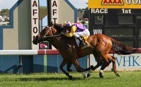 Fleet Baron (on the inside) edges out Zod (3) to win the Yamba Cup at the Grafton races on Saturday. Fleet Baron (on the inside) edges out Zod (3) to win the Yamba Cup at the Grafton races on Saturday.