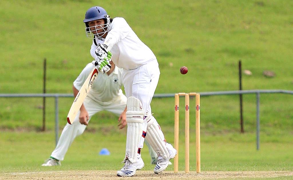 Murwillumbah batsman Verinder Singh Goesal plays one down the leg side against Ballina on Saturday. Singh Goesal went on to 13 not out. Murwillumbah batsman Verinder Singh Goesal plays one down the leg side against Ballina on Saturday. Singh Goesal went on to 13 not out.