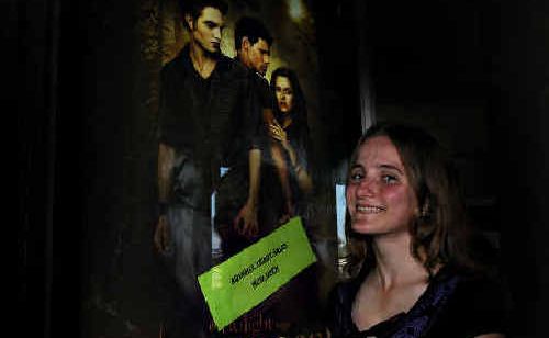 Libby Parke has her ticket for Sunday. Libby Parke has her ticket for Sunday.