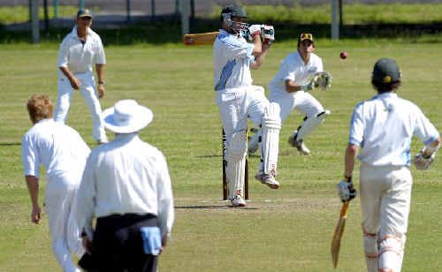 Southern Districts’ Thomas Dubelaar cracks a shot behind square against South Tweed last weekend. Districts take on strugglers Murwillumbah today. Southern Districts’ Thomas Dubelaar cracks a shot behind square against South Tweed last weekend. Districts take on strugglers Murwillumbah today.