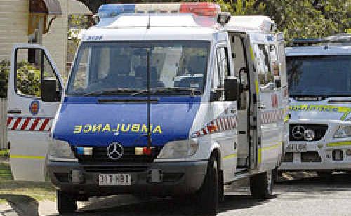 A man was taken to hospital after a truck crash at Dalby this morning. A man was taken to hospital after a truck crash at Dalby this morning.