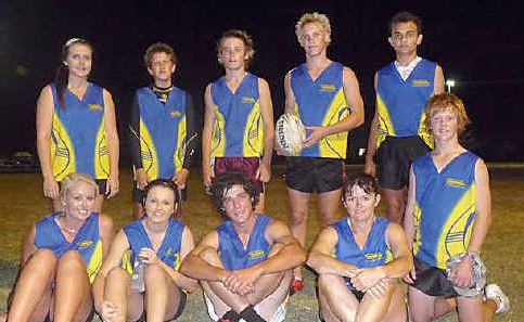 (front row) Loren Newton, Kaitlyn Nash, Corey Gilbert, Terri Gilbert, Tom Kronk and (back row); Tayla Andrews, Boaz Brad, Coen Kirby, Braid Kirby and Tyson Whaleboat. (front row) Loren Newton, Kaitlyn Nash, Corey Gilbert, Terri Gilbert, Tom Kronk and (back row); Tayla Andrews, Boaz Brad, Coen Kirby, Braid Kirby and Tyson Whaleboat.