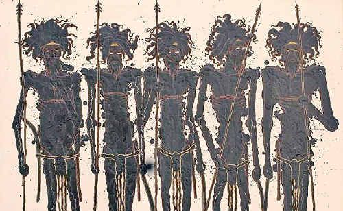 This is a detail from a painting by Jai Darby Walker called Mens Business and its part of an exciting new exhibition in Ballina. This is a detail from a painting by Jai Darby Walker called Mens Business and its part of an exciting new exhibition in Ballina.