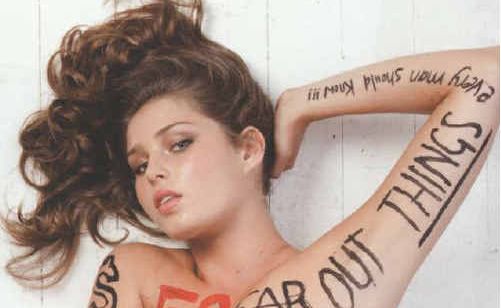 Ella Rose Corby has attracted international media attention by posing nude for a magazine cover. Ella Rose Corby has attracted international media attention by posing nude for a magazine cover.