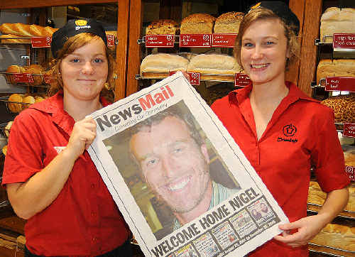 Kaleena Bailey and Elise Lane from Brumby’s bakery. Kaleena Bailey and Elise Lane from Brumby’s bakery.