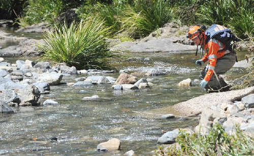 The SES joined an extensive police search of the Wayper Creek area that failed to find any further remains. The SES joined an extensive police search of the Wayper Creek area that failed to find any further remains.
