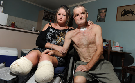 Fiona Summersides and her dad Terry are struggling to cope. Fiona Summersides and her dad Terry are struggling to cope.