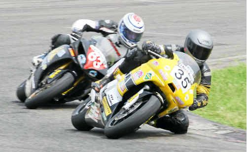 Phil Allen is on his way to recording the fastest 600cc lap at Sydney. Phil Allen is on his way to recording the fastest 600cc lap at Sydney.