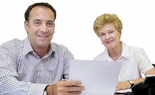 Centacare - Peter Selwood and Myolene Carrick. Centacare - Peter Selwood and Myolene Carrick.