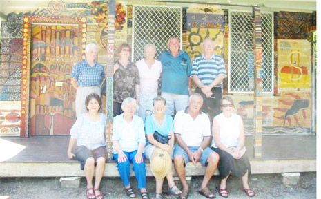 Members of the Class of 59 from the Mullumbimby High School gathered outside their old class room, the oldest building in the school ground. From left standing they are Heather Walker (McSwan), Judith Hill (Mackney), Robyn Gray (Harkness), Keith Woods, Neville Marks, seated Helen L’Orange (Alidenes), Pam Hastie (Barnes), Pam Morris (Dundas) Joe Thompson, Deirdre Sparrius (McLean). Members of the Class of 59 from the Mullumbimby High School gathered outside their old class room, the oldest building in the school ground. From left standing they are Heather Walker (McSwan), Judith Hill (Mackney), Robyn Gray (Harkness), Keith Woods, Neville Marks, seated Helen L’Orange (Alidenes), Pam Hastie (Barnes), Pam Morris (Dundas) Joe Thompson, Deirdre Sparrius (McLean).