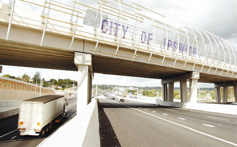 The 80km route, which covers the Ipswich Motorway, is touted to carry 1.5 million tonnes of coal. The 80km route, which covers the Ipswich Motorway, is touted to carry 1.5 million tonnes of coal.