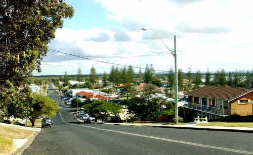 Coldstream Street, at the top of Yamba Hill, was one of the areas where there was trouble on Friday night. Coldstream Street, at the top of Yamba Hill, was one of the areas where there was trouble on Friday night.