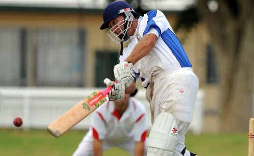 Matt Pigg chases runs as Tucabia White overhauled South’s total on Saturday. Matt Pigg chases runs as Tucabia White overhauled South’s total on Saturday.