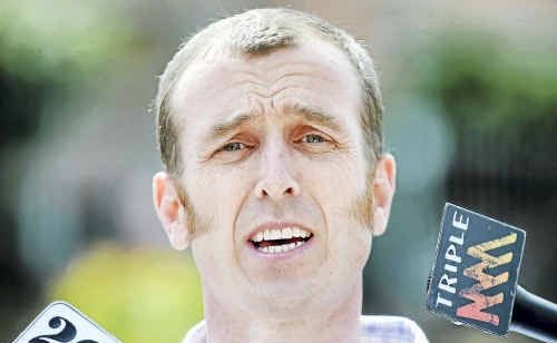 Former NewsMail photographer Nigel Brennan makes a statement to the media in Sydney yesterday. He and his Canadian colleague Amanda Lindhout were freed for a $600,000 ransom after being kidnapped in Somalia last year. Photo: AP IMAGE Former NewsMail photographer Nigel Brennan makes a statement to the media in Sydney yesterday. He and his Canadian colleague Amanda Lindhout were freed for a $600,000 ransom after being kidnapped in Somalia last year. Photo: AP IMAGE