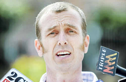 Former NewsMail photographer Nigel Brennan makes a statement to the media in Sydney yesterday. He and his Canadian colleague Amanda Lindhout were freed for a $600,000 ransom after being kidnapped in Somalia last year. Photo: AP IMAGE Former NewsMail photographer Nigel Brennan makes a statement to the media in Sydney yesterday. He and his Canadian colleague Amanda Lindhout were freed for a $600,000 ransom after being kidnapped in Somalia last year. Photo: AP IMAGE