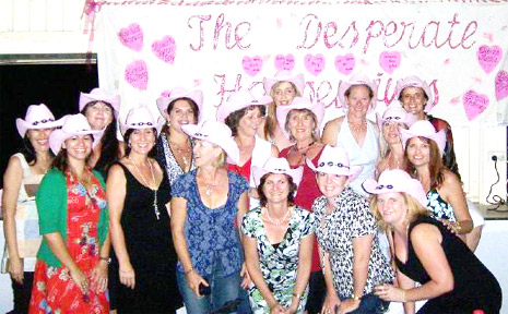 Bangalow’s Desperate Housewives had a fun night raising $3500 for The Cancer Council at a recent Spit Roast Dinner. Bangalow’s Desperate Housewives had a fun night raising $3500 for The Cancer Council at a recent Spit Roast Dinner.