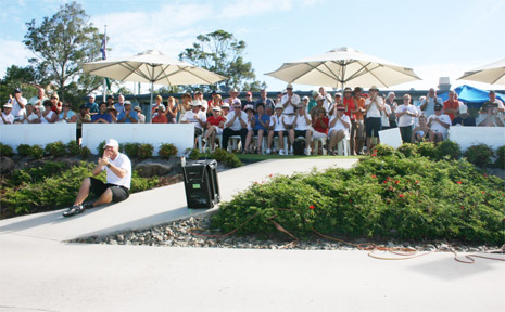 A section of the big crowd that watched the final round of last year’s championship at Byron Bay Golf Club. A section of the big crowd that watched the final round of last year’s championship at Byron Bay Golf Club.
