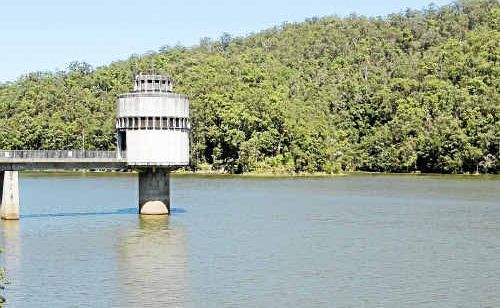 This tower at Clarrie Hall Dam could be partly submerged under plans to raise the dam wall. This tower at Clarrie Hall Dam could be partly submerged under plans to raise the dam wall.
