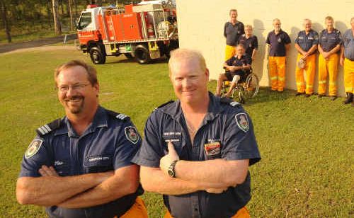 Captain Paul Matthes, senior deputy Josh Rogan and members. Captain Paul Matthes, senior deputy Josh Rogan and members.