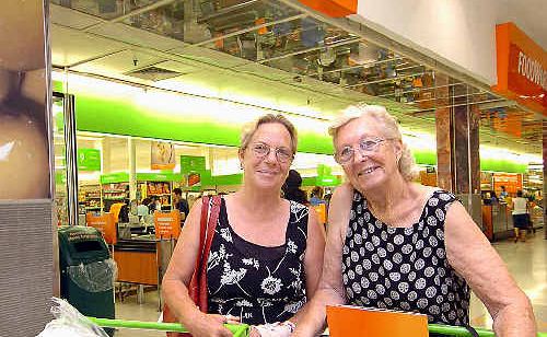 Liz Walker and mum Irene Chapman from Maryborough were some of the first to try the new Foodworks at Maryborough Central Plaza. Liz Walker and mum Irene Chapman from Maryborough were some of the first to try the new Foodworks at Maryborough Central Plaza.