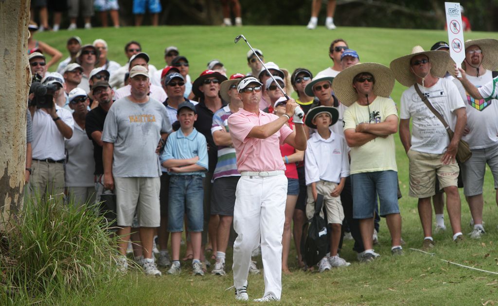Robert Allenby on his way to winning the Australian PGA championship three years ago. Robert Allenby on his way to winning the Australian PGA championship three years ago.