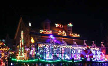 Angela Clark’s stunning fundraising light display at 43 Turf Street, Grafton. Angela Clark’s stunning fundraising light display at 43 Turf Street, Grafton.