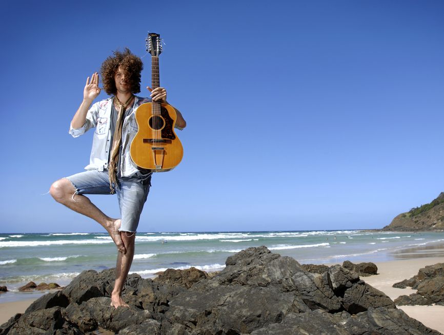Wolfmother lead singer Andrew Stockdale in Byron Bay in 2009. Wolfmother lead singer Andrew Stockdale in Byron Bay in 2009.