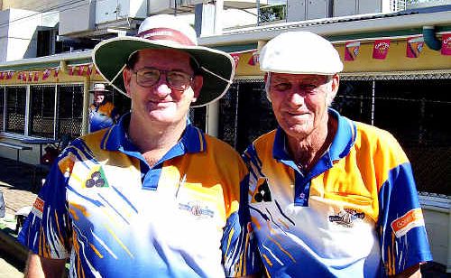 Paul Schafferius and Col James are two North Rockhampton bowlers keen to retain the Classic Challenge for the club. Paul Schafferius and Col James are two North Rockhampton bowlers keen to retain the Classic Challenge for the club.