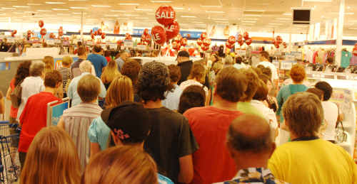 The Boxing Day sale at Big W in Grafton Shoppingworld last year. Retailers hope shoppers will be out in force today. The Boxing Day sale at Big W in Grafton Shoppingworld last year. Retailers hope shoppers will be out in force today.