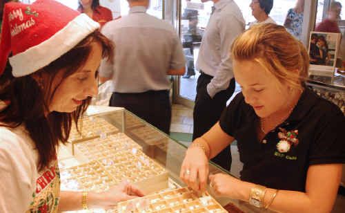 Shopping at Harveys Jewellers. Shopping at Harveys Jewellers.