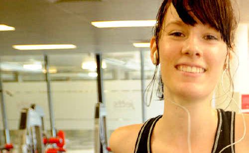 Tayla Monkhouse works out at Jetts Gym.
Tayla Monkhouse works out at Jetts Gym.