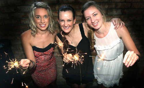 ALYCE Ridgewell, Brittany John and Amy Hagen celebrated New Year’s Eve in Tweed Heads last night. ALYCE Ridgewell, Brittany John and Amy Hagen celebrated New Year’s Eve in Tweed Heads last night.