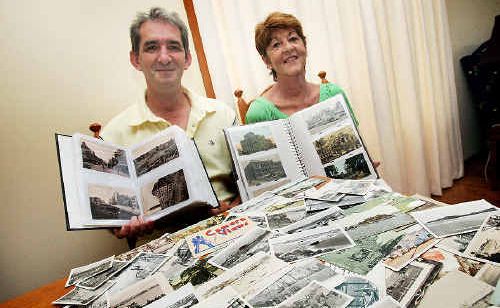 Postcard couple Greg and Maureen Thornton are cataloguing memories. Postcard couple Greg and Maureen Thornton are cataloguing memories.