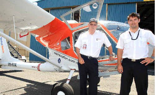 Pilots Glenn Leigh Smith and Paul Davidson from Marine Watch will keep watch over beach-goers these holidays. Pilots Glenn Leigh Smith and Paul Davidson from Marine Watch will keep watch over beach-goers these holidays.