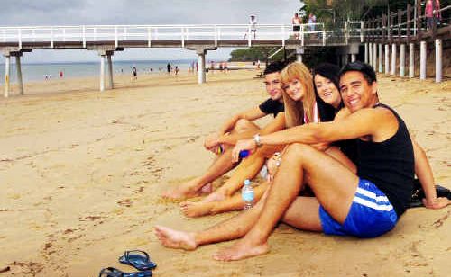 Torquay beach was the perfect place to relax on New Year's Day. Torquay beach was the perfect place to relax on New Year's Day.