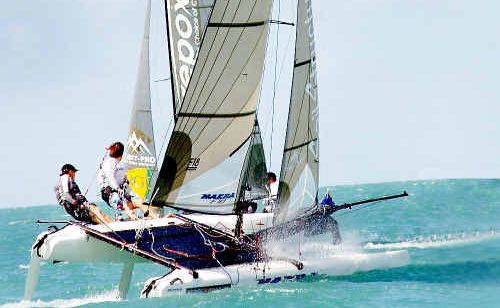 Australia's best sailors race on the Bay. Australia's best sailors race on the Bay.