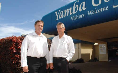 Yamba Golf and County Club president Jim Kelly and general manager Greg Acret are ‘getting the ball rolling’ for 24-hour policing in Yamba. Yamba Golf and County Club president Jim Kelly and general manager Greg Acret are ‘getting the ball rolling’ for 24-hour policing in Yamba.