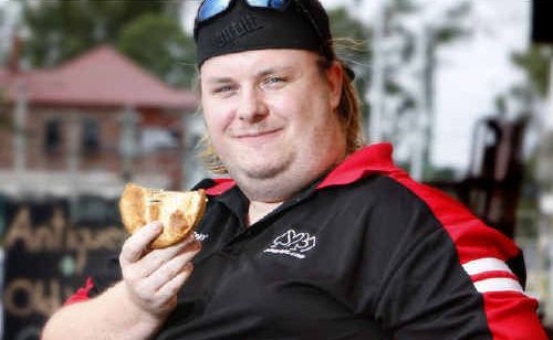 Scott McCoombes is relaxed about his weight. Scott McCoombes is relaxed about his weight.