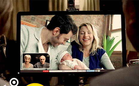 Skype says it's video chat technology will be incorporated into certain internet-enabled TV's this year. Skype says it's video chat technology will be incorporated into certain internet-enabled TV's this year.