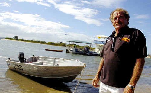 Barry Glass, of Pimlico, who rescued two men after a boating accident at Mobbs Bay, South Ballina, on December 30. Barry Glass, of Pimlico, who rescued two men after a boating accident at Mobbs Bay, South Ballina, on December 30.