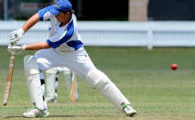 Matt Kroehnert gets a good stride in for Tucabia Blue against Tucabia White at Ellem Oval. Matt Kroehnert gets a good stride in for Tucabia Blue against Tucabia White at Ellem Oval.