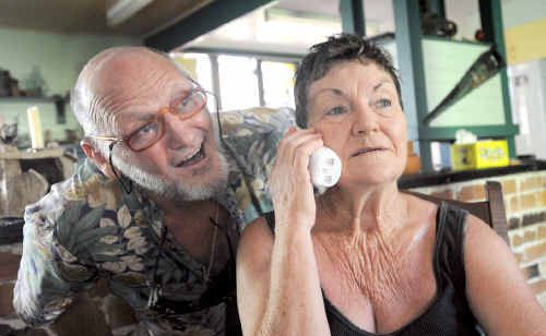 Noelene and Edward Paintin sat the Hearing Australia screening tests. Noelene and Edward Paintin sat the Hearing Australia screening tests.