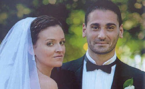 Amelia (nee Hewson) and Jean Melki on their Australian wedding day. Amelia (nee Hewson) and Jean Melki on their Australian wedding day.