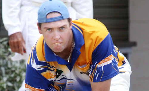 It was all serious when Kurt Sheather stepped up to play. It was all serious when Kurt Sheather stepped up to play.
