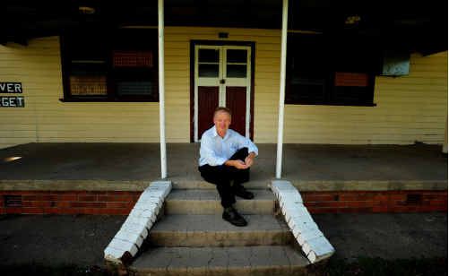 Council manager of environment and open spaces Peter Birch outside the Ellem Oval cricket sports club rooms. Council manager of environment and open spaces Peter Birch outside the Ellem Oval cricket sports club rooms.