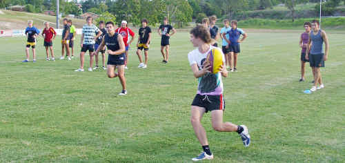Gympie junior rugby league players are hitting the field ready to tackle the season ahead. Gympie junior rugby league players are hitting the field ready to tackle the season ahead.