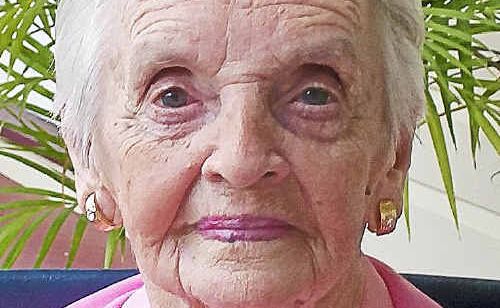Grace Homman when she was 102 years old. Photo: SUBMITTED Grace Homman when she was 102 years old. Photo: SUBMITTED