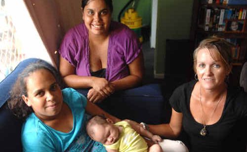 Joeleen Carriage and four-week-old Rylee are among the first to benefit from the newly appointed Aboriginal midwife Joeleen Carriage and four-week-old Rylee are among the first to benefit from the newly appointed Aboriginal midwife